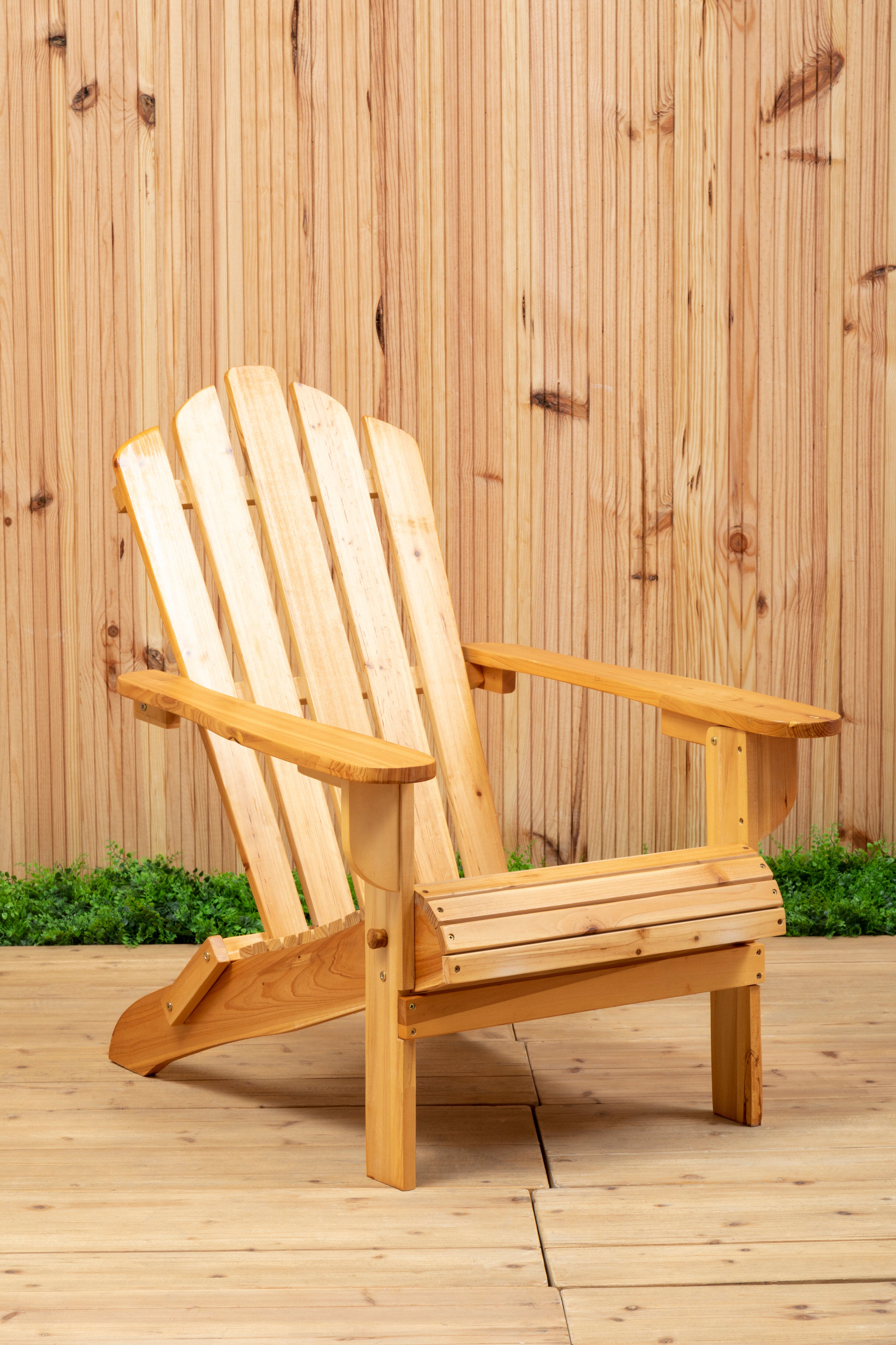 Fontana Natural Solid Wood Chair